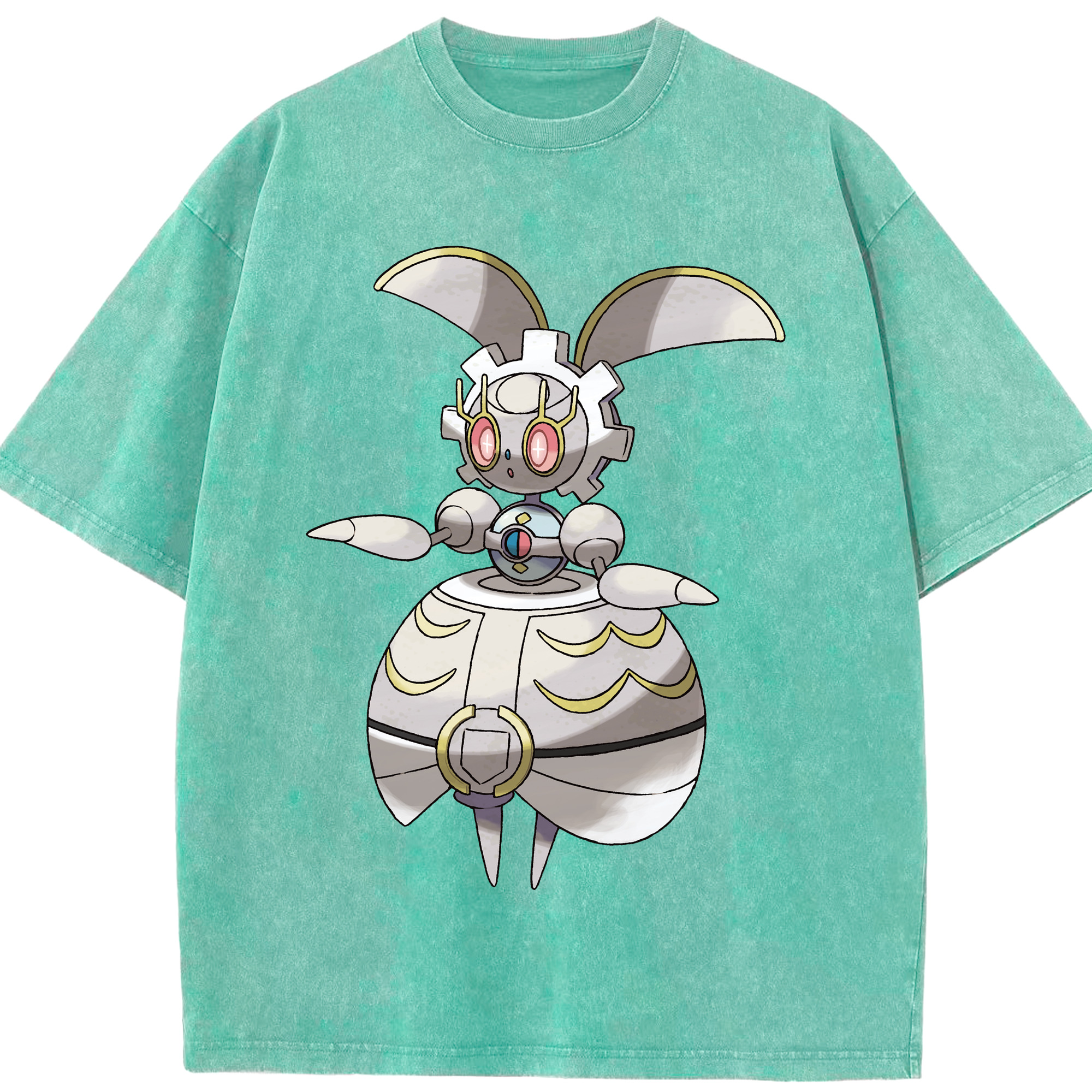 （画像用） ポケットモンスター Pokémon 綿100% ヴィンテージ風 半袖Tシャツ（フロントプリント）